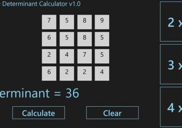 Determinant Calculator – Easy way to learn