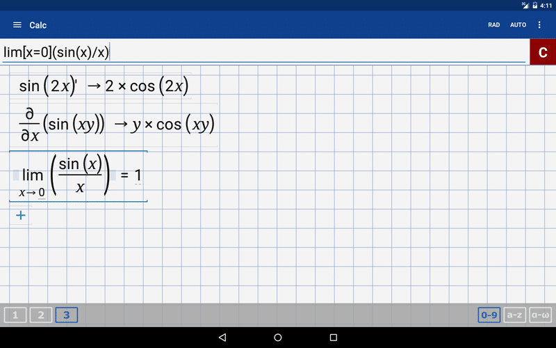 area calculus calculator