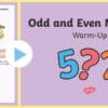 Odd & Even Numbers: Complete Lesson