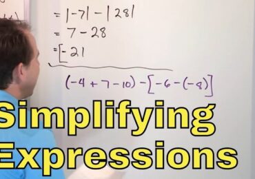 Explanation of Simplifying Expressions with Examples